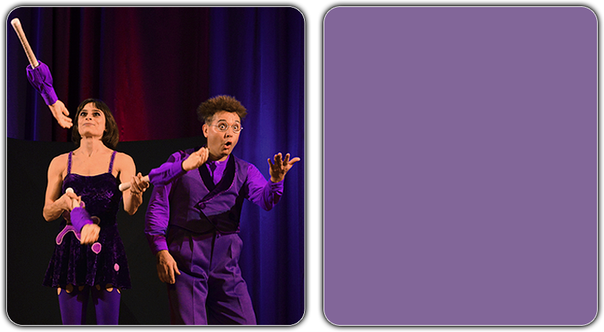 Dinner Show mit Artistik und Jonglage Varieté Dinner Show mit Comedy Jonglage Showact von Künstler für Dinner Veranstaltung